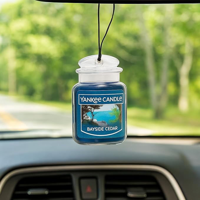 Yankee Candle Car Jar Ultimate, Ocean Air, 0.96 OZ (Pack of 4)