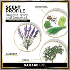 Urban Naturals Savage One Car Air Freshener for Men | Long Lasting Perfume Car Fresheners with Sauvage Fragrance | Hanging Diffuser with Vent Clip | Odor Eliminating Technology | Made in USA (1 Pack)