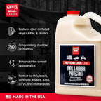 Griot's Garage Adventure Line Vinyl and Rubber Protectant for RVs, Campers, Trailers, Boats, ATVs, UTVs, Motorcycles, SiO2 Ceramic Restorer, 10874, One Gallon