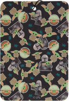 Plasticolor 005539R01Star Wars Mandalorian The Child Wait for Me 2-Sided Air Freshener - different image on each side - 2 pack