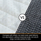 iBuddy Back Seat Cover for Truck, Easy-Install Dog Bench Seat Cover for Trucks Ford F150 F250/Chevrolet Silverado/Ram/GMC Sierra Keep Car Seats Clean & No Scratches Odor Free Pet Pickup Seat Protector