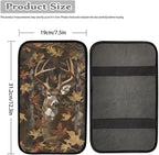 Dreaweet Deer Hunting Camo Arm Rest Cover for Car Universal Fit Center Console Cover Anti-Scratch Universal Armrest Cover for SUV Sedan