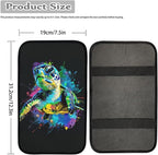 Dreaweet Car Armrest Cover Pad Center Console Cover Turtle Car Accessories for Women Men,Universal Armrest Cover for Car Center Console for Truck SUV Cars Sedan,Black