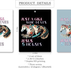 Mancheng-zi Horse Lover Gifts Car Air Freshener 3Pcs, Horse Girl Cowgirl Gifts Air Freshener Hanging for Cars Closet Drawer or Books, Farmhouse Horse Car Accessories Mirror Decor for Women