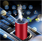 Smart Car Air Fresheners Rechargeable New atomization experience Perfume Humidifier Fashionable Starry Sky Auto On/Off 50ml French Natural Perfume Adjustable Concentration Lasts 5 Months(Red)