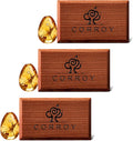 Car Air Freshener Natural Essential Oil Scent, Odor Eliminator and Purifier, Vent Clip Air Freshener for Car (Refill - 3 Pack - Pure Amber)