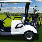 YOKYHOM Golf Cart Seat Covers for 2/4-Seater, Microfiber Seat Towel Blanket, Keeps Seats Cool, Clean & Comfortable, Fits EZGO, Club Car, Yamaha, 51"x31"