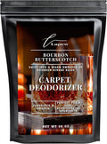 Lapew Bourbon & Butterscotch Carpet Deodorizer Powder - Pet Safe Freshener for Vacuuming | Scented Odor Eliminator for Home | 36 oz