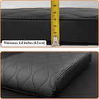 Car Center Console Cover/pad PU Leather,Universal Armrest mat, Adjust Driving Posture Cushion,Protector Box,Memory Foam,Relieves Shoulder/arm Fatigue,Boosting Driving Safety