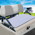 YOKYHOM Cooling Ice Silk Golf Cart Seat Covers, Summer Cool Touch Seat Towel with Adjustable Tie Ropes, Non-Slip Bottom, Fits Yamaha, EZGO, Club Car, 39"x22"