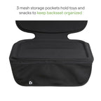 Munchkin Car Seat Cover with Tablet Holder for Under Baby Car Seats and Toddler Booster Seats, Elite Seat Guardian Protector, Rear and Forward Facing, Dark Grey