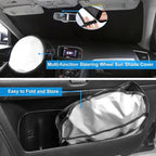 Windshield Sun Shade Custom Fit for 2009 2010 2011 2012 2013 Toyota Corolla Accessories Foldable Sunshade Sun Blocker Protect Car from Sun Rays & Heat Damage Keep Car Cooler