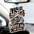 9Pcs USA 250th Anniversary Car Air Freshener, 1776-2026 Semiquincentennial Commemorative Hanging Ornament, Patriotic Double-Sided Scented Tablet, 2026 Independence Day Souvenir Gifts (Style 7)
