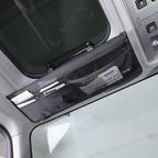 Car Sun Visor Organizer Compatible with Ineos Grenadier 2020-2025 Sunglass Holder and Storage Pocket, Card Cash Pouch with Multi-Pocket Net Zipper, Case Bag for License Pen Key