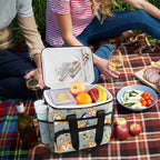 Cooler Bag Insulated Picnic Bag Large Lunch Box Reusable Tote Bag Soft Sided Portable Beach Cooler Grocery Camping