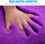 Fluffy Car Armrest Cover, Universal Car Center Console Pad, Car Armrest Seat Box Cover Decor Accessories For Women Men, Armrest Seat Box Cover Protector For Most Vehicle, SUV, Truck, Car (Purple)
