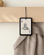 Retro Western Car Air Freshener 4 Pcs Coconut Scented, Cow Skull Cactus Ace Card Cowboy Car Accessories Mirror Decor for Women, Western Hanging Air Freshener for Cars Closet Drawer Books