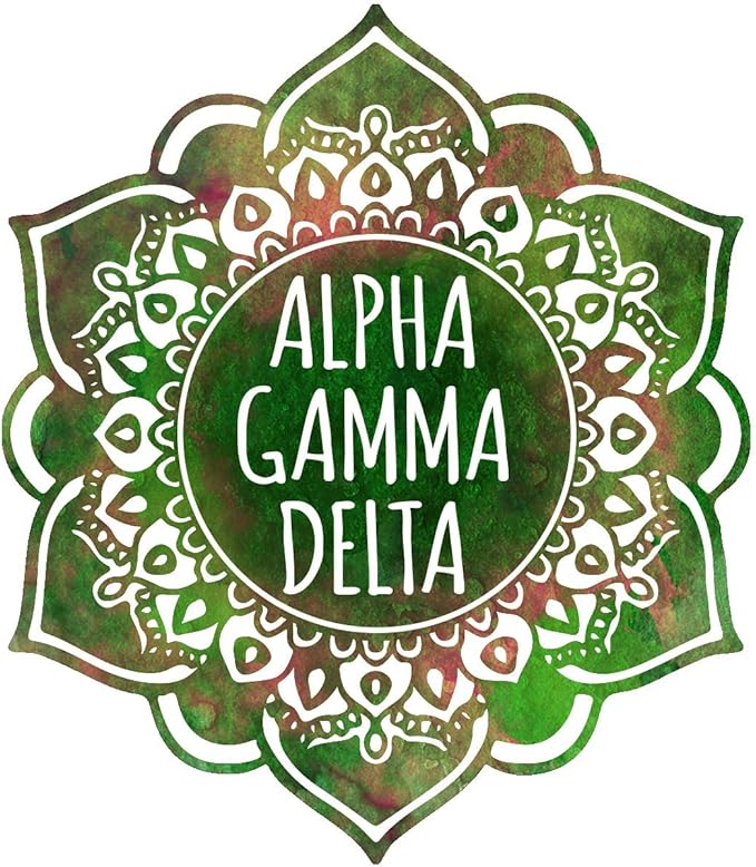 Alpha Gamma Delta - Mandala Air Freshener - 2/Pack