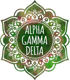 Alpha Gamma Delta - Mandala Air Freshener - 2/Pack