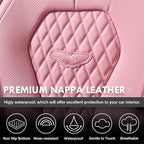 Coverado Seat Covers, Car Seat Covers Front Seats, Pink Car Seat Covers, Waterproof Auto Seat Covers, Seat Cushion, Front Seat Covers Leatherette Car Seat Protector Universal Fit Most Cars