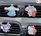 4 Pcs Cute Cartoon Car Air Vent Clip Decorations – Kawaii Car Air Fresheners, Interior Accessories for Women and Men – Cool Car Dashboard Decor, Personalized Gift