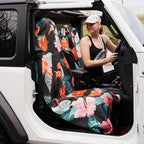 Sprints Athletic Running Towel, Full-Sized, Car Seat Cover - Performance Microfiber (Moonrise in Maui)