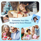 Custom Air Fresheners with Picture - Personalized Double Sided Photo Air Freshener, Customized Air Freshener for Car Wardrobe Bathroom Hanging Ornaments (A3-Square)