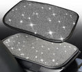 BetterJonny Auto Bling Car Armrest Cover, Crystal Rhinestone Auto Center Console Cover Pad Non-Slip Car Arm Rest Cushion Pad Universal Bling Car Accessories for Most Car (13.2 X 9.3 Inch)
