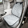 4Knines Car Seat Cover for Dogs – Durable Captains Seat & Front Seat Protector for Dogs, Waterproof, Non-Slip Car Seat Cover for Pets, Easy Install, Protects Vehicle from Dirt, Fur, Scratches (Grey)