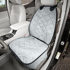 4Knines Car Seat Cover for Dogs – Durable Captains Seat & Front Seat Protector for Dogs, Waterproof, Non-Slip Car Seat Cover for Pets, Easy Install, Protects Vehicle from Dirt, Fur, Scratches (Grey)