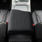 KMMOTORS Center Console Cover for Palisade 2023, 2024, 2025 – Thick Armrest Cushion Pad, Interior Accessories Protector, Funda de Consola para Palisade (Black, Facelift Design)