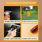 Wonder Wafers 75 count Air Fresheners Individually Wrapped, Creamy Vanilla Fragrance
