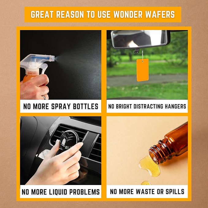 Wonder Wafers 75 count Air Fresheners Individually Wrapped, Creamy Vanilla Fragrance