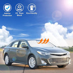 Windshield Sun Shade Custom Fit for 2013-2018 Toyota Avalon Accessories Foldable Sunshade Sun Blocker Protect Car from Sun Rays & Heat Damage Keep Car Cooler