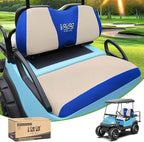 10L0L Golf Cart Seat Covers Universal for Yamaha G29 Drive2 Club Car Precedent Tempo Standard Front Seats, Breathable Mesh Bench Seat Cover, No Drilling Seat Cushion - All-Season Comfort