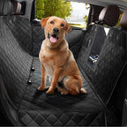 Dog Car Seat Cover for Back Seat with Mesh Window, 600D Heavy Duty Waterproof Hammock, Universal Fit for Cars and SUVs (Standard 56.5"x53")