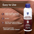 UNITERS Leather Conditioner Cream Protector – Leather Conditioner for Car Seats, Motorcycles, Furniture, Holsters, Saddle, Handbags, Apparel, Boots and Shoes - Interior Care Products 500ml 16.9 oz