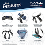 CarSafe Dog Travel Harness - Safely Secure Dog in car, ensures Road Laws and Insurance Terms When Travelling with Your pet. for Toy, Small, Medium and Large Dogs (Size Small)