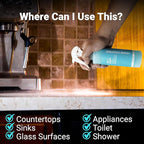 Big Planet Home Ceramic Spray Coating Kit - Seals, Shines & Protects Against Stains - For Stainless Steel, Kitchen & Bath, Appliances, Countertops, Glass, Sinks, Tile