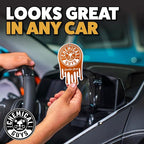 Chemical Guys Hanging Air Fresheners - Leather Scent for Cars, Trucks, SUVs, RVs, Home, Office, Work, Dorm Room, & More - 12 Pack - AIR40904