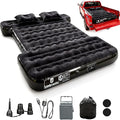 Umbrauto Built-in Pump Air Mattress for 5.5-5.8ft Full Size Short Truck Bed, Inflatable Camping Airbed with Rechargeable Cordless Pump for Truck Tent Camper
