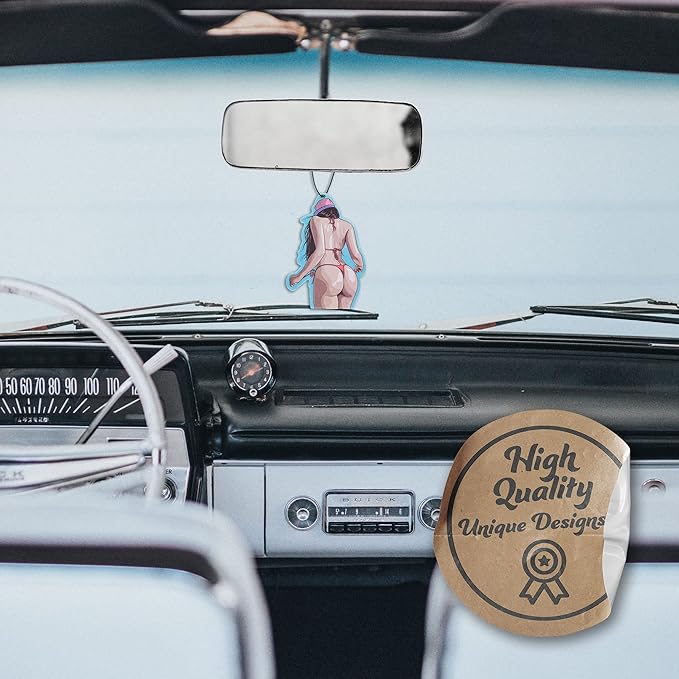 Funny Naughty Unique Car Air Fresheners Scented With Premium Oils By Fresh Fresheners (Braziliana)