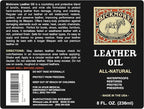 Bickmore Leather Oil Leather Conditioner 8oz | Waterproofs, Protects, and Restores Boots, Jackets, Auto, Furniture, and All Leather Goods | Made in The USA