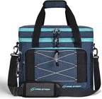 Maelstrom Portable Collapsible Soft Cooler Bag – 24/30/60 Cans Double-Deck Leakproof Ice Chest for Beach, Camping & Grocery