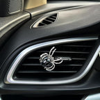 Spider Air Vent Clip,Gothic Car Air Freshener,Black Car Decor for Teens Women,Refillable Essential Oils and Perfume Diffuser