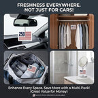 9Pcs USA 250th Anniversary Car Air Freshener, 1776-2026 Semiquincentennial Commemorative Hanging Ornament, Patriotic Double-Sided Scented Tablet, 2026 Independence Day Souvenir Gifts (Style 3)