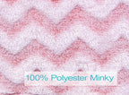 Niko Easy-Wash Children's Car Seat Cover & Liner - Minky - Pink Chevron - Perfect for Winter - Fits Most Toddler Car Seats - Universal Fit - Waterproof SEAT Bottom - Machine Wash and Dry