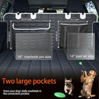 SUV Cargo Liner for Dogs, Waterproof Dog Trunk Cover with Bumper Flap Protector, Pet Cargo Mat for SUVs Sedans Vans, Non-Slip Scratchproof Dog Seat Cover, Large Size Universal Fit