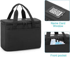 Trunab First Aid Bag Empty Small Medicine Storage Case, Insulated Medication Cooler Bag, Travel Pill Bottle Organizer for Prescription, Insulin, Supplements or Medical Supplies, Black(Bag Only)