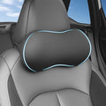 Car Neck Pillow, Memory Foam Car Neck Support with Adjustable Strap, Comfortable Ergonomic Design, Universal Fit Head Rest Travel Pillow Car Headrest for Driving (Black)